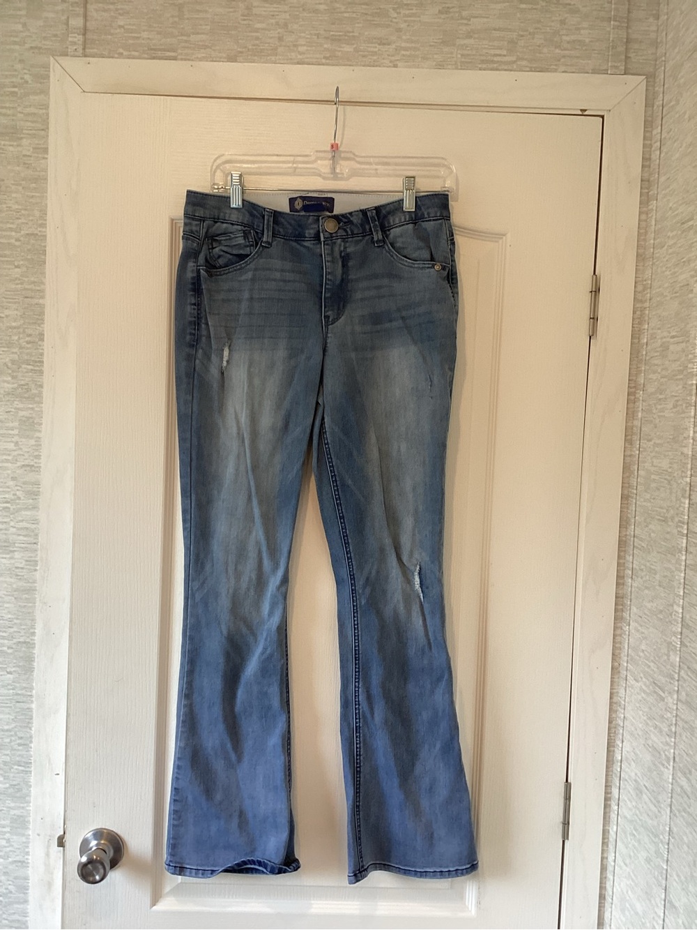 Democracy Light Blue Flare Jeans 6 EUC